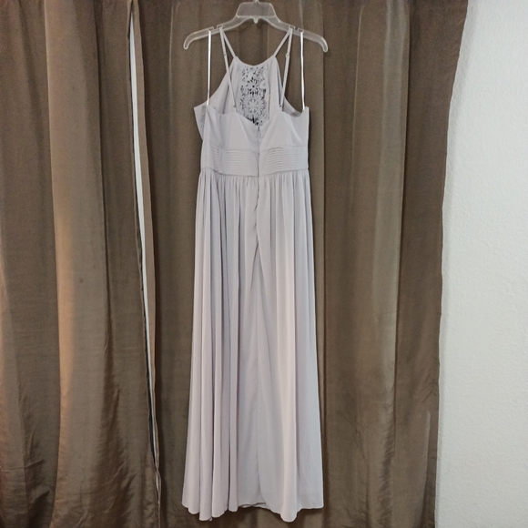 Lulu's Cherish The Night Grey Lace Maxi Dress XL - Picture 4 of 8